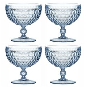 4PK Tate Round 450ml/12cm Acrylic Dessert Bowl Serving Dish - Sky