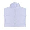 Adult Zip Front Poncho Blue