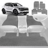 6D Diamond Car Floor Mats for Kia Sportage 2021-Current-Full Set-Grey-Outback GT