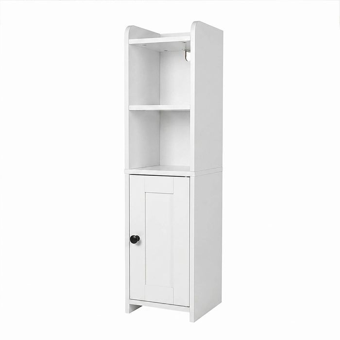 Levede Bathroom Cabinet Storage Slim Organiser Toilet Paper Storage 78.5cm White