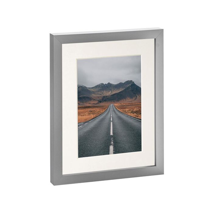 Nicola Spring Photo Frame with 5" x 7" Mount - 8" x 10" - Grey