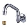 Shaw & Mason 120mm Chrome Swivel Wall Spout WELS 3 Star 9L/min