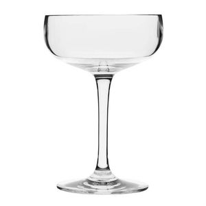 Olympia Kristallon Champagne Coupe Glasses Polycarbonate Shatterproof Clear 210ml Pack Of 12