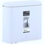 Barelli 10L White Hygiene Series Plastic Bathroom Bin