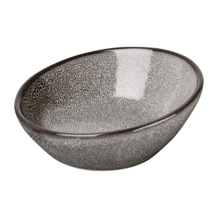 Olympia Mineral Dipping Dishes Grey Dishwasher Safe Durable 80mm - Pack of 12