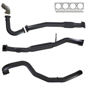 Ignite Exhausts Turbo Back For Nissan Gu Patrol 4.2l Turbo Diesel Wagon 3" Inch Hotdog 409 Stainless Steel