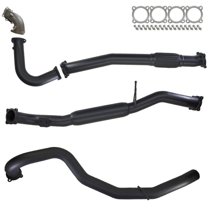 Ignite Exhausts Turbo Back For Nissan Gu Patrol 4.2l Turbo Diesel Wagon 3" Inch Hotdog 409 Stainless Steel