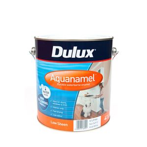 Dulux Aquanamel 4L Vivid White Low Sheen - 4L