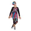 Rubies Skeleton Halloween Girl Neon Girls Fancy Dress Up Costume Size 11-12 YRS