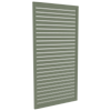 ProtectorAl 300-1000W X 1001-2000H Pale Eucalypt Aluminium Welded Slat Panel Horizontal 9mm Gap
