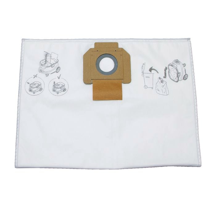 Makita Vacuum Cleaner Accessary Fleece Filter - 5 Pack