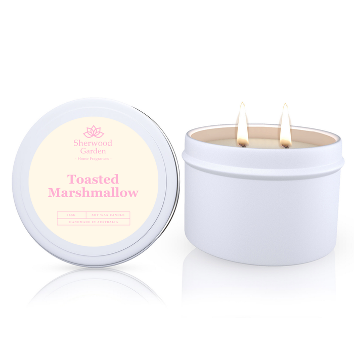 Toasted Marshmallow Soy Candle Tin 165g