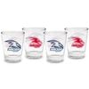 AFL Shot Glass Set of 4 - Adelaide Crows - 50ml