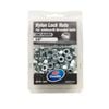 Zenith 1/4" Zinc Plated Nylon Lock Nut - 100 Pack