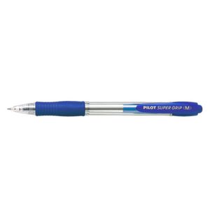 Pilot BPGP Super Grip Retractable Medium Pen 12pcs (Blue)