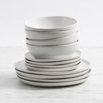 Salisbury & Co Tierra Dinner Set 12pc White