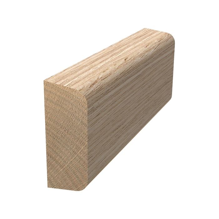 20 x 8mm 2.4m Tasmanian Oak Edging Bullnose