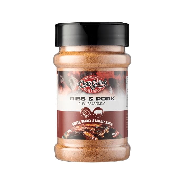 Char-Griller BBQ Rub - Ribs & Pork 185g