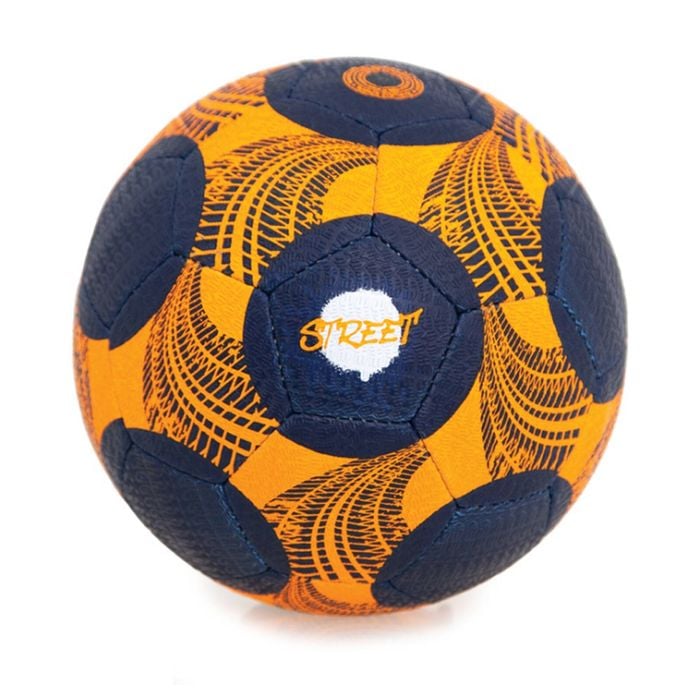 Victor Sports Soccer Ball Street Size 5 Durable Rubber Orange