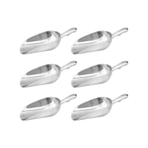 Trenton 6 X Scoop With Round Bottom 340ml / 12oz Aluminium Ice / Ingredients / Serving
