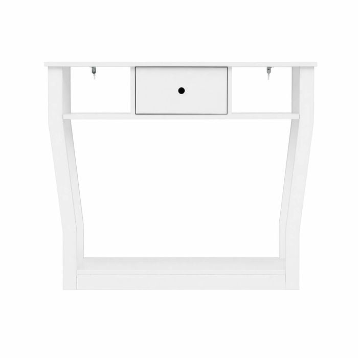Artiss Console Table 2-Tier 100CM White