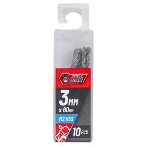 Full Boar 5mm M35 Cobalt Drill Bit - 10 Pack
