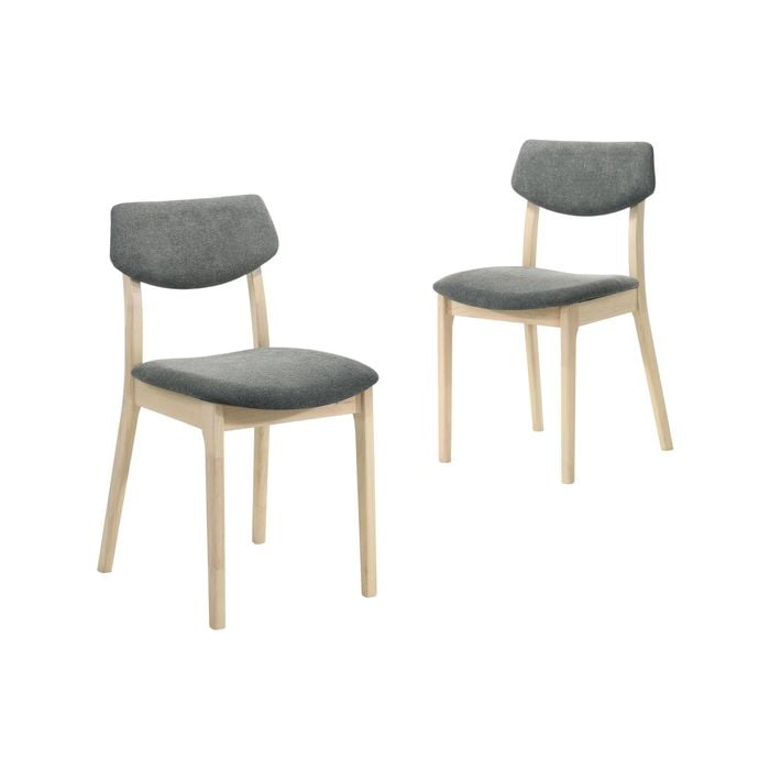 Raisa Set Of 2 Dining Chairs – White Washed Oak
