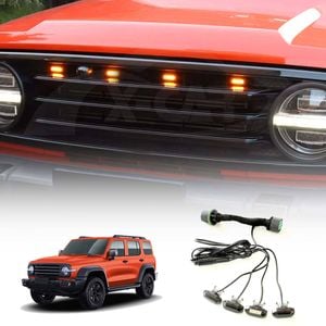 Front Grille LED Lights For GWM Tank 300 2023-Onwards Grill Raptor LED Decoration Modification