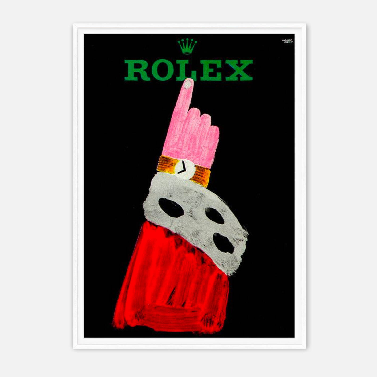 Galrie Vintage Rolex Advertising Art Print by Renem for Elegant