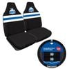 North Melbourne Kangaroos Official Afl Seat Cover And Steering Wheel Cover Combo