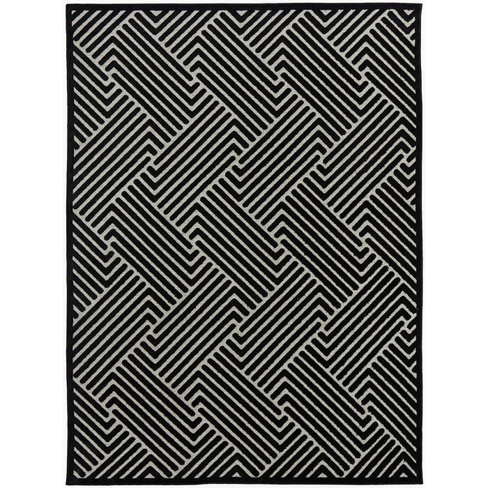 The Rug Connection Geller Cindy Black 290x200cm - Large Indoor Floor Rug