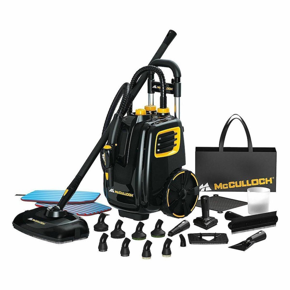 McCulloch Deluxe Canister Deep Clean Multi Floor Steam Cleaner System ...