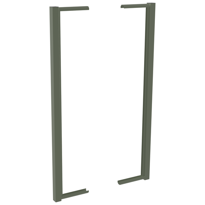 ProtectorAl 1806mm Pale Eucalypt Aluminium Gate Frame Kit For Bunnings Steel Sheet Infill - 2 Pack