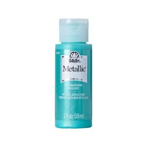 Folk Art Aquamarine Metallic Acrylic Paint