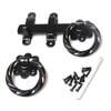 Gartner Gate Latch Ring Black 150mm