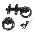 Gartner Gate Latch Ring Black 150mm