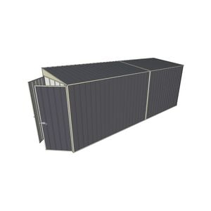 Build-a-Shed 1.5 x 5.2 x 2m Skillion Shed without Side Doors - Grey