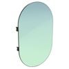 Flexi Storage Home Solutions 572 x 884 x 45mm Black Oblong Mirror
