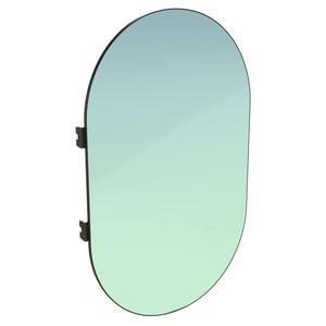 Flexi Storage Home Solutions 572 x 884 x 45mm Black Oblong Mirror