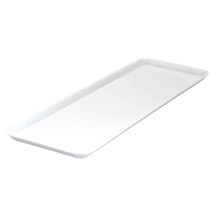 Ryner Sandwich Platter Melamine Rectangle White 500x180mm Servingware Catering
