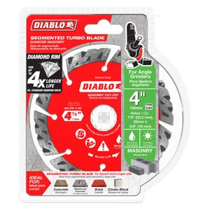Diablo 105mm Diamond Segmented Turbo Masonry Cut Off Disc