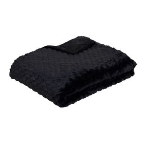 J.Elliot Azariah Plush Throw Black