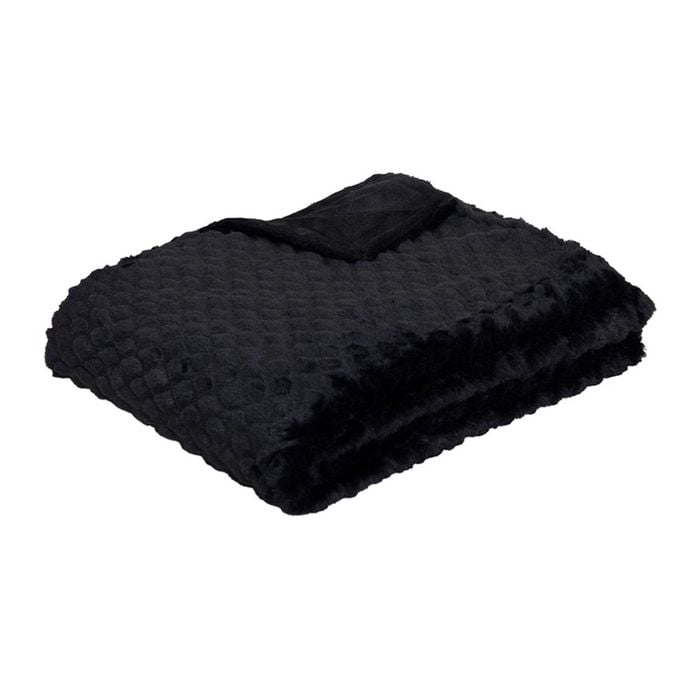 J.Elliot Azariah Plush Throw Black