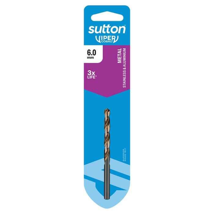 Sutton Tools 6.0mm Viper Cobalt Jobber Drill Bit