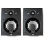 2pc Jamo IW 406 FG II Custom 400 Series 2-Way In-Wall Loudspeakers White