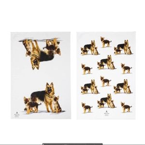 Ashdene Puppy Love Set Of 2 Tea Towels