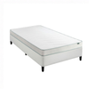 Zinus King Single Package Set - Fabric Bed Base & Essential Bonnell Inner Spring Mattress Set – White