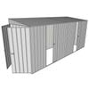Build-a-Shed 1.5 x 4.5 x 2m Dual Single Sliding Side Door Skillion Shed - Zinc