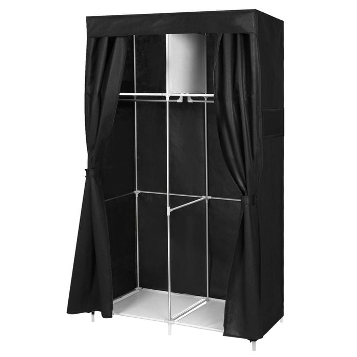 Levede 102CM Portable Closet Wardrobe Clothes Rack w/Shelf