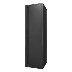Pinnacle 2090 x 600 x 600mm Matte Black Single Door Metal Cabinet